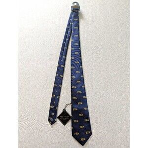 Eagles Wings FFA Logo Blue Yellow Woven Polyester Mens Standard/Classic Tie